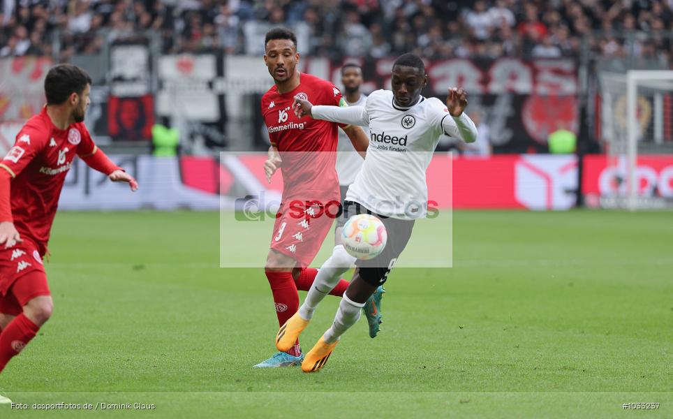 1. FSV Mainz 05, Eintracht Frankfurt, 1. Bundesliga, Bundesliga, Voetball, Sport, Le Football, Germany, Futbol, Fotball, Fussball, Deutschland, DFL, DFB, Calcio, 2022/23, Saison 2022/2023 - Bild-ID: 1033237 1. FSV Mainz 05, Eintracht Frankfurt, 1. Bundesliga, Bundesliga, Voetball, Sport, Le Football, Germany, Futbol, Fotball, Fussball, Deutschland, DFL, DFB, Calcio, 2022/23, Saison 2022/2023 - Bild-ID: 1033237