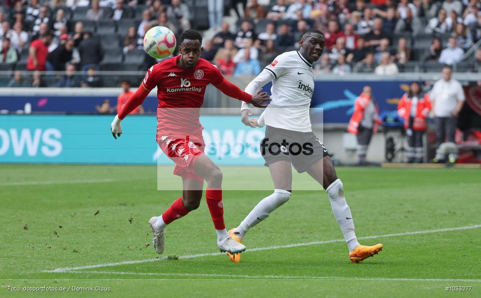 1. FSV Mainz 05, Eintracht Frankfurt, 1. Bundesliga, Bundesliga, Voetball, Sport, Le Football, Germany, Futbol, Fotball, Fussball, Deutschland, DFL, DFB, Calcio, 2022/23, Saison 2022/2023 - Bild-ID: 1033277 1. FSV Mainz 05, Eintracht Frankfurt, 1. Bundesliga, Bundesliga, Voetball, Sport, Le Football, Germany, Futbol, Fotball, Fussball, Deutschland, DFL, DFB, Calcio, 2022/23, Saison 2022/2023 - Bild-ID: 1033277