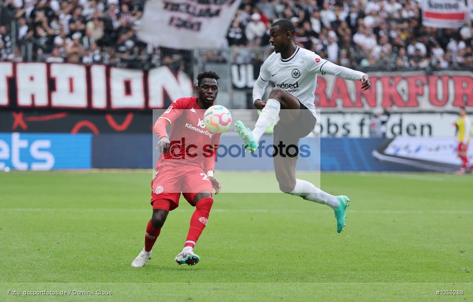 1. FSV Mainz 05, Eintracht Frankfurt, 1. Bundesliga, Bundesliga, Voetball, Sport, Le Football, Germany, Futbol, Fotball, Fussball, Deutschland, DFL, DFB, Calcio, 2022/23, Saison 2022/2023 - Bild-ID: 1033288 1. FSV Mainz 05, Eintracht Frankfurt, 1. Bundesliga, Bundesliga, Voetball, Sport, Le Football, Germany, Futbol, Fotball, Fussball, Deutschland, DFL, DFB, Calcio, 2022/23, Saison 2022/2023 - Bild-ID: 1033288