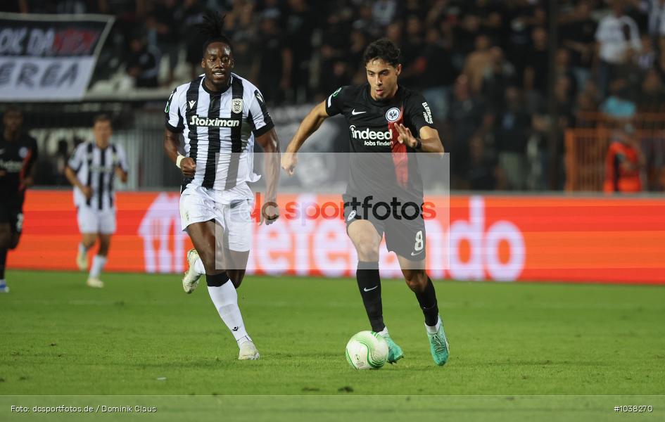 Eintracht Frankfurt, PAOK FC, UECL, Conference League, UEFA, Voetball, Sport, Le Football, Germany, Futbol, Fotball, Fussball, Deutschland, DFL, DFB, Calcio, 2023/24, Saison 2023/2024 - Bild-ID: 1038270