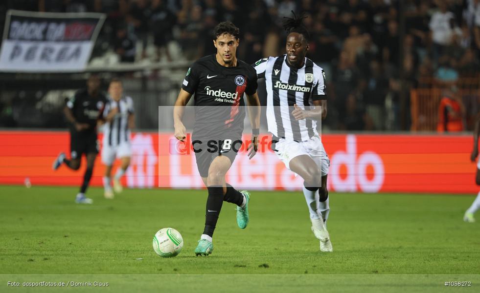 Eintracht Frankfurt, PAOK FC, UECL, Conference League, UEFA, Voetball, Sport, Le Football, Germany, Futbol, Fotball, Fussball, Deutschland, DFL, DFB, Calcio, 2023/24, Saison 2023/2024 - Bild-ID: 1038272 Eintracht Frankfurt, PAOK FC, UECL, Conference League, UEFA, Voetball, Sport, Le Football, Germany, Futbol, Fotball, Fussball, Deutschland, DFL, DFB, Calcio, 2023/24, Saison 2023/2024 - Bild-ID: 1038272