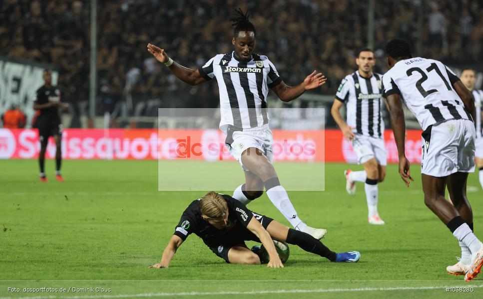 Eintracht Frankfurt, PAOK FC, UECL, Conference League, UEFA, Voetball, Sport, Le Football, Germany, Futbol, Fotball, Fussball, Deutschland, DFL, DFB, Calcio, 2023/24, Saison 2023/2024 - Bild-ID: 1038280