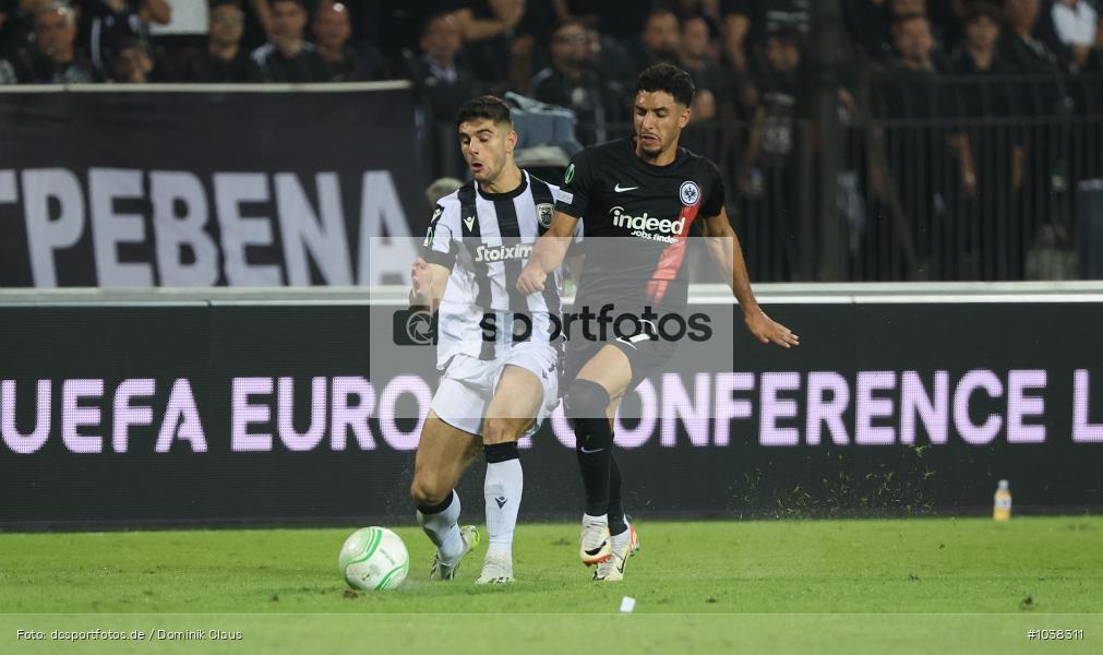 Eintracht Frankfurt, PAOK FC, UECL, Conference League, UEFA, Voetball, Sport, Le Football, Germany, Futbol, Fotball, Fussball, Deutschland, DFL, DFB, Calcio, 2023/24, Saison 2023/2024 - Bild-ID: 1038311