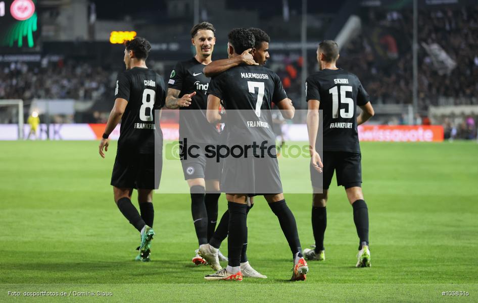 Eintracht Frankfurt, PAOK FC, UECL, Conference League, UEFA, Voetball, Sport, Le Football, Germany, Futbol, Fotball, Fussball, Deutschland, DFL, DFB, Calcio, 2023/24, Saison 2023/2024 - Bild-ID: 1038316