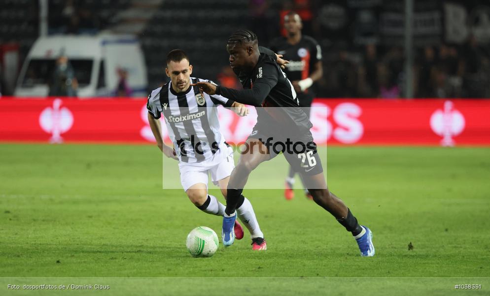 Eintracht Frankfurt, PAOK FC, UECL, Conference League, UEFA, Voetball, Sport, Le Football, Germany, Futbol, Fotball, Fussball, Deutschland, DFL, DFB, Calcio, 2023/24, Saison 2023/2024 - Bild-ID: 1038331