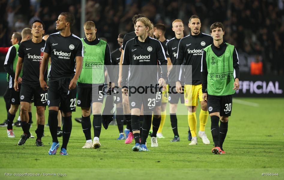 Eintracht Frankfurt, PAOK FC, UECL, Conference League, UEFA, Voetball, Sport, Le Football, Germany, Futbol, Fotball, Fussball, Deutschland, DFL, DFB, Calcio, 2023/24, Saison 2023/2024 - Bild-ID: 1038344