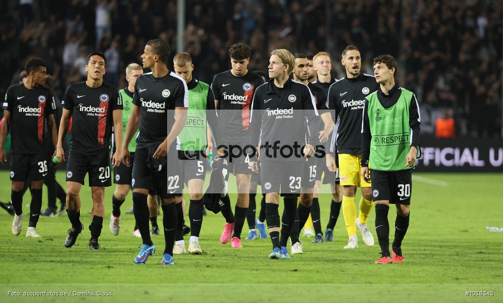 Eintracht Frankfurt, PAOK FC, UECL, Conference League, UEFA, Voetball, Sport, Le Football, Germany, Futbol, Fotball, Fussball, Deutschland, DFL, DFB, Calcio, 2023/24, Saison 2023/2024 - Bild-ID: 1038345