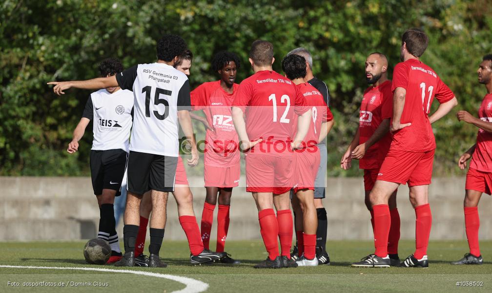 RSV Germania 03 Pfungstadt, Darmstädter TSG 1846, Kreisliga, Voetball, Sport, Le Football, Germany, Futbol, Fotball, Fussball, Deutschland, DFL, DFB, Calcio, 2023/24, Saison 2023/2024 - Bild-ID: 1038502