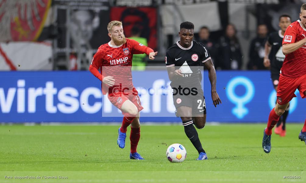 1. FC Heidenheim, Eintracht Frankfurt, Bundesliga, Voetball, Sport, Le Football, Germany, Futbol, Fotball, Fussball, Deutschland, DFL, DFB, Calcio, 2023/24, Saison 2023/2024 - Bild-ID: 1038540