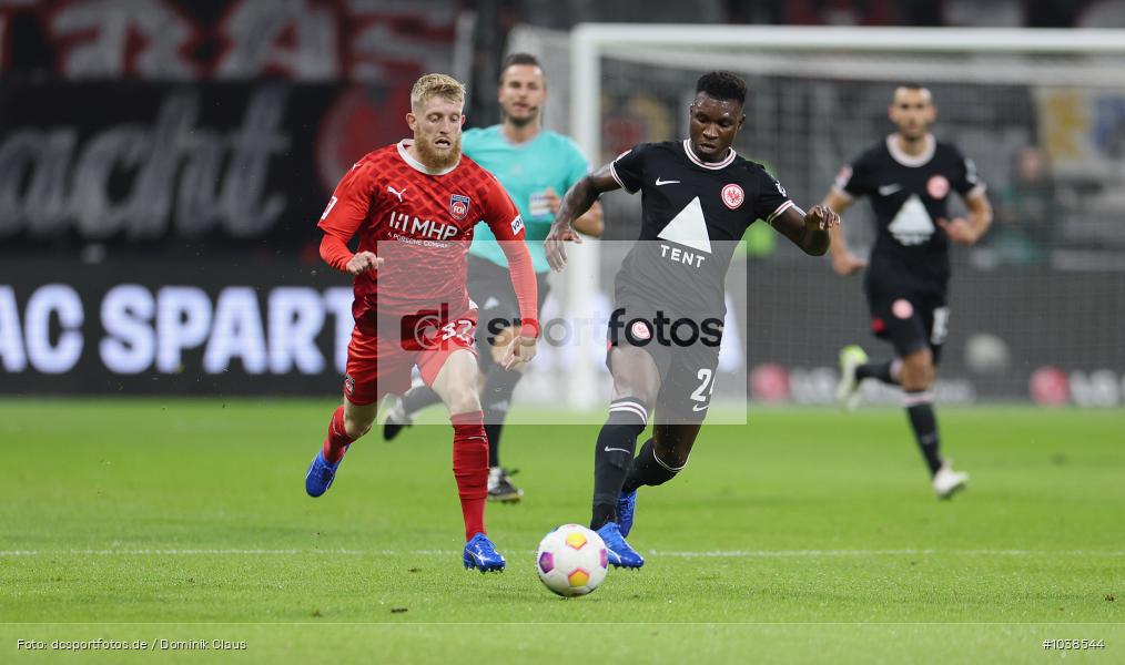 1. FC Heidenheim, Eintracht Frankfurt, Bundesliga, Voetball, Sport, Le Football, Germany, Futbol, Fotball, Fussball, Deutschland, DFL, DFB, Calcio, 2023/24, Saison 2023/2024 - Bild-ID: 1038544