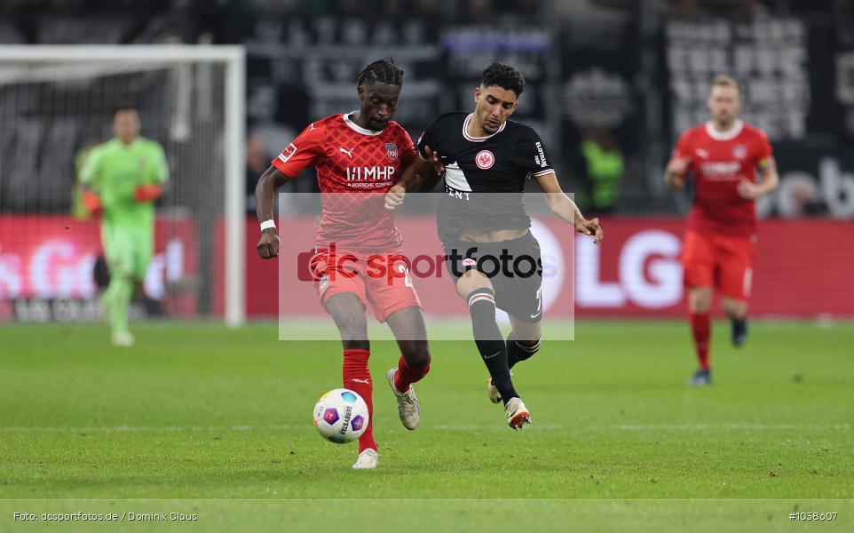 1. FC Heidenheim, Eintracht Frankfurt, Bundesliga, Voetball, Sport, Le Football, Germany, Futbol, Fotball, Fussball, Deutschland, DFL, DFB, Calcio, 2023/24, Saison 2023/2024 - Bild-ID: 1038607 1. FC Heidenheim, Eintracht Frankfurt, Bundesliga, Voetball, Sport, Le Football, Germany, Futbol, Fotball, Fussball, Deutschland, DFL, DFB, Calcio, 2023/24, Saison 2023/2024 - Bild-ID: 1038607
