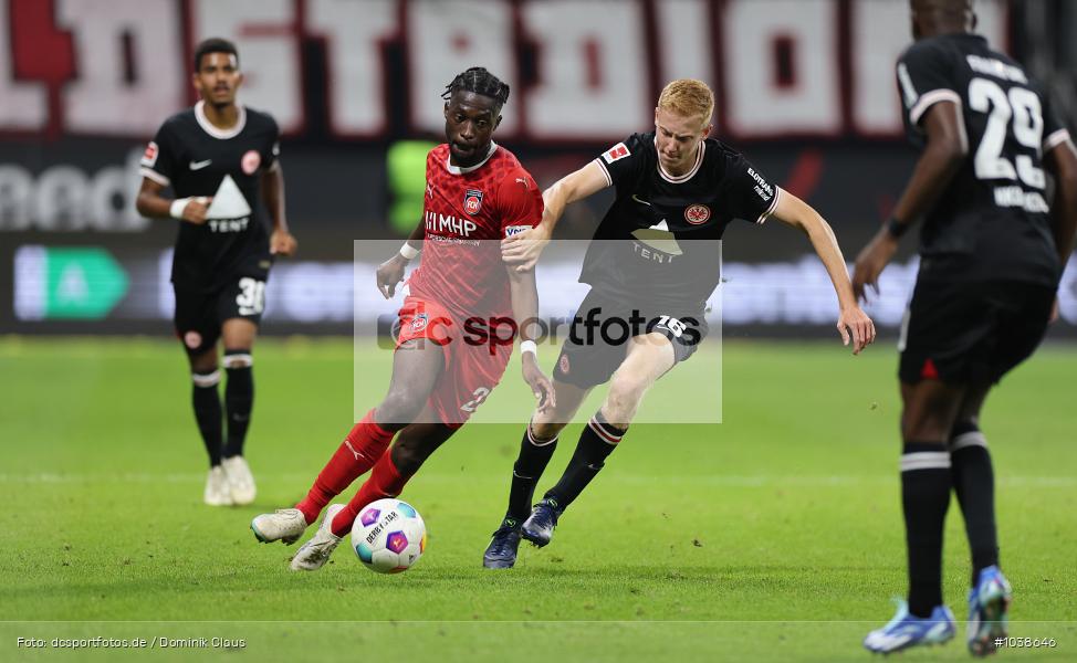 1. FC Heidenheim, Eintracht Frankfurt, Bundesliga, Voetball, Sport, Le Football, Germany, Futbol, Fotball, Fussball, Deutschland, DFL, DFB, Calcio, 2023/24, Saison 2023/2024 - Bild-ID: 1038646