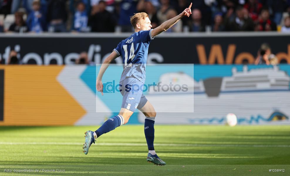 Eintracht Frankfurt, TSG 1899 Hoffenheim, 1. Bundesliga, Bundesliga, Voetball, Sport, Le Football, Germany, Futbol, Fotball, Fussball, Deutschland, DFL, DFB, Calcio, 2023/24, Saison 2023/2024 - Bild-ID: 1038912