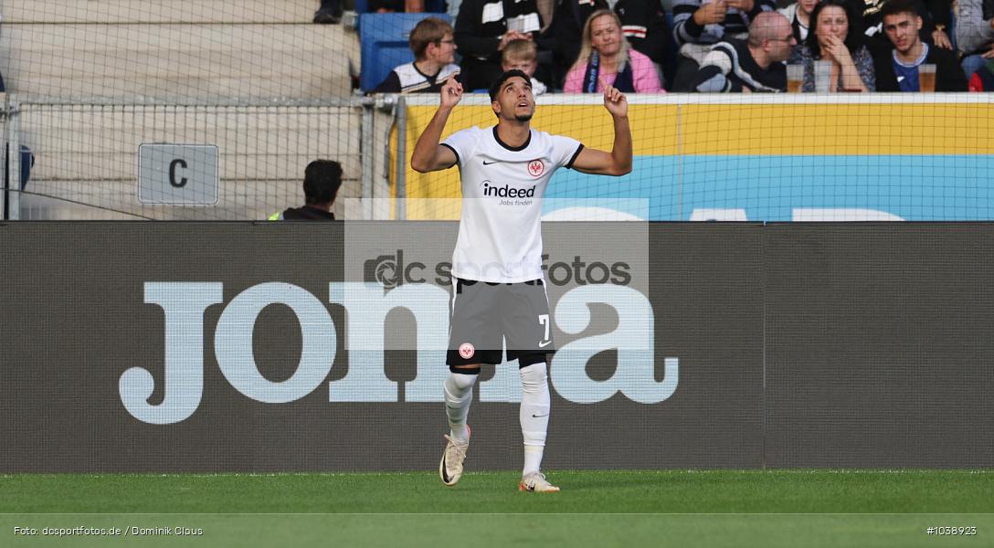 Eintracht Frankfurt, TSG 1899 Hoffenheim, 1. Bundesliga, Bundesliga, Voetball, Sport, Le Football, Germany, Futbol, Fotball, Fussball, Deutschland, DFL, DFB, Calcio, 2023/24, Saison 2023/2024 - Bild-ID: 1038923 Eintracht Frankfurt, TSG 1899 Hoffenheim, 1. Bundesliga, Bundesliga, Voetball, Sport, Le Football, Germany, Futbol, Fotball, Fussball, Deutschland, DFL, DFB, Calcio, 2023/24, Saison 2023/2024 - Bild-ID: 1038923