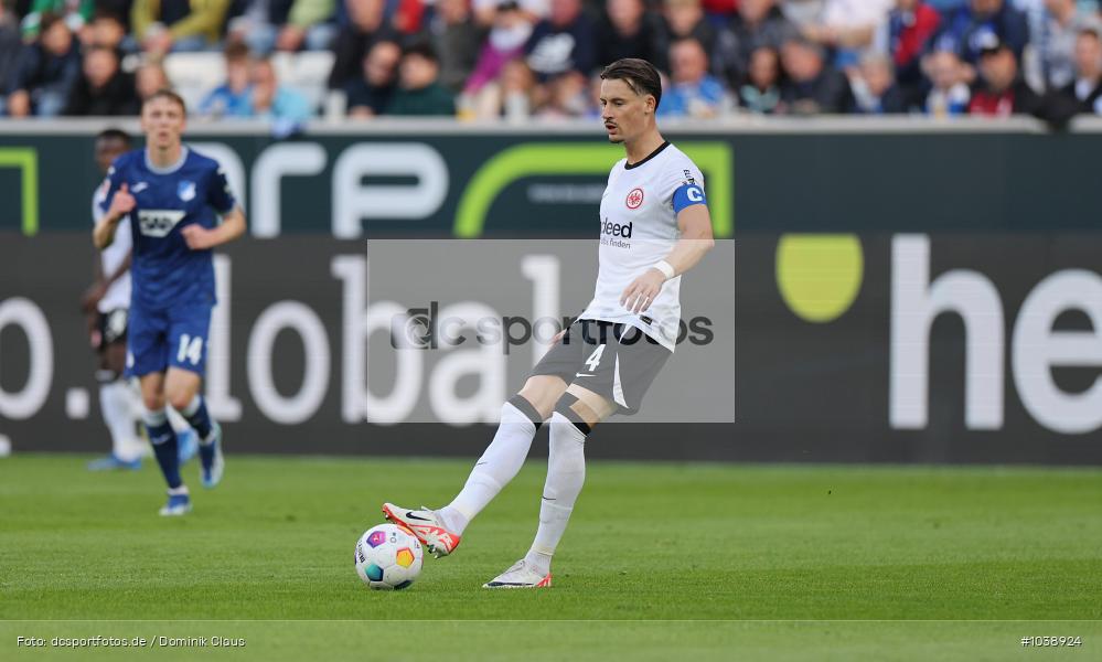 Eintracht Frankfurt, TSG 1899 Hoffenheim, 1. Bundesliga, Bundesliga, Voetball, Sport, Le Football, Germany, Futbol, Fotball, Fussball, Deutschland, DFL, DFB, Calcio, 2023/24, Saison 2023/2024 - Bild-ID: 1038924