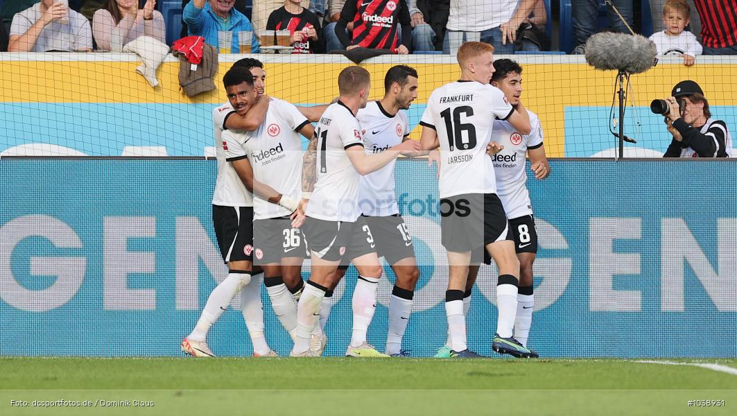 Eintracht Frankfurt, TSG 1899 Hoffenheim, 1. Bundesliga, Bundesliga, Voetball, Sport, Le Football, Germany, Futbol, Fotball, Fussball, Deutschland, DFL, DFB, Calcio, 2023/24, Saison 2023/2024 - Bild-ID: 1038931 Eintracht Frankfurt, TSG 1899 Hoffenheim, 1. Bundesliga, Bundesliga, Voetball, Sport, Le Football, Germany, Futbol, Fotball, Fussball, Deutschland, DFL, DFB, Calcio, 2023/24, Saison 2023/2024 - Bild-ID: 1038931