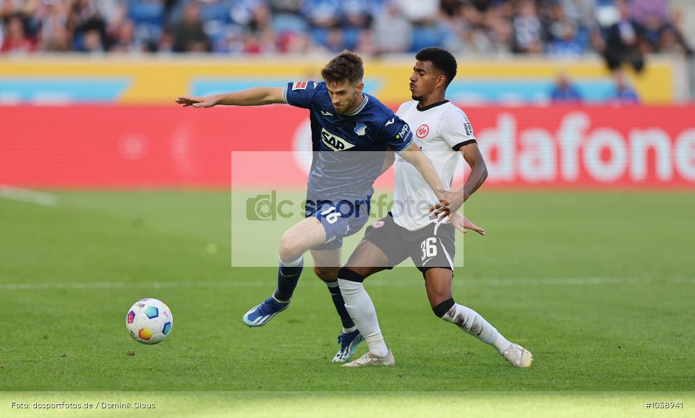 Eintracht Frankfurt, TSG 1899 Hoffenheim, 1. Bundesliga, Bundesliga, Voetball, Sport, Le Football, Germany, Futbol, Fotball, Fussball, Deutschland, DFL, DFB, Calcio, 2023/24, Saison 2023/2024 - Bild-ID: 1038941