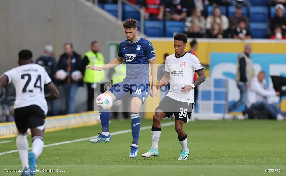 Eintracht Frankfurt, TSG 1899 Hoffenheim, 1. Bundesliga, Bundesliga, Voetball, Sport, Le Football, Germany, Futbol, Fotball, Fussball, Deutschland, DFL, DFB, Calcio, 2023/24, Saison 2023/2024 - Bild-ID: 1038945 Eintracht Frankfurt, TSG 1899 Hoffenheim, 1. Bundesliga, Bundesliga, Voetball, Sport, Le Football, Germany, Futbol, Fotball, Fussball, Deutschland, DFL, DFB, Calcio, 2023/24, Saison 2023/2024 - Bild-ID: 1038945