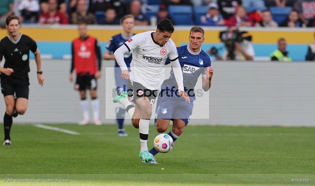 Eintracht Frankfurt, TSG 1899 Hoffenheim, 1. Bundesliga, Bundesliga, Voetball, Sport, Le Football, Germany, Futbol, Fotball, Fussball, Deutschland, DFL, DFB, Calcio, 2023/24, Saison 2023/2024 - Bild-ID: 1038950 Eintracht Frankfurt, TSG 1899 Hoffenheim, 1. Bundesliga, Bundesliga, Voetball, Sport, Le Football, Germany, Futbol, Fotball, Fussball, Deutschland, DFL, DFB, Calcio, 2023/24, Saison 2023/2024 - Bild-ID: 1038950