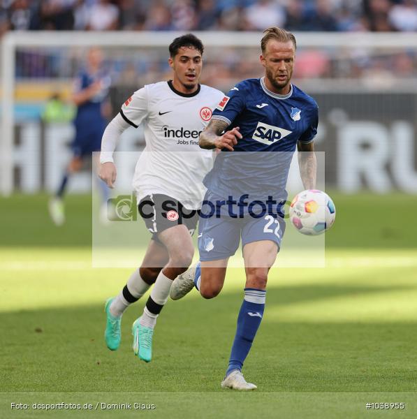 Eintracht Frankfurt, TSG 1899 Hoffenheim, 1. Bundesliga, Bundesliga, Voetball, Sport, Le Football, Germany, Futbol, Fotball, Fussball, Deutschland, DFL, DFB, Calcio, 2023/24, Saison 2023/2024 - Bild-ID: 1038955