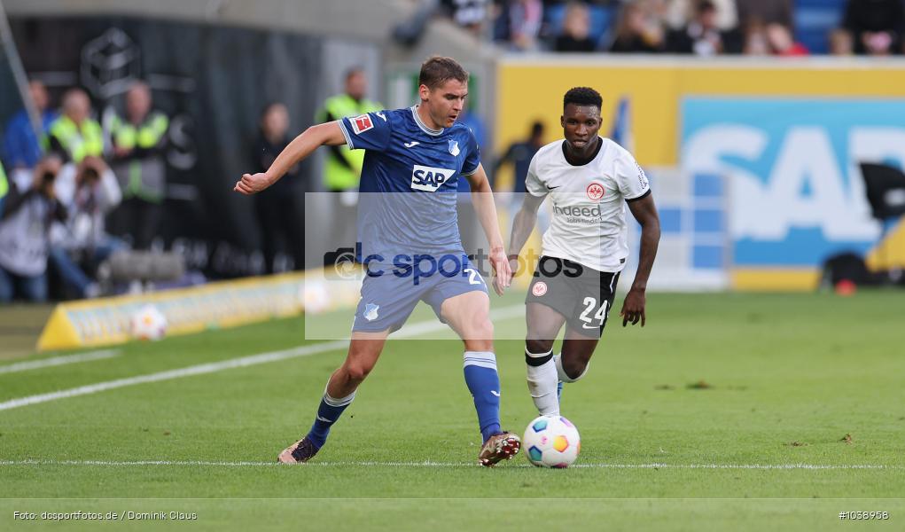 Eintracht Frankfurt, TSG 1899 Hoffenheim, 1. Bundesliga, Bundesliga, Voetball, Sport, Le Football, Germany, Futbol, Fotball, Fussball, Deutschland, DFL, DFB, Calcio, 2023/24, Saison 2023/2024 - Bild-ID: 1038958