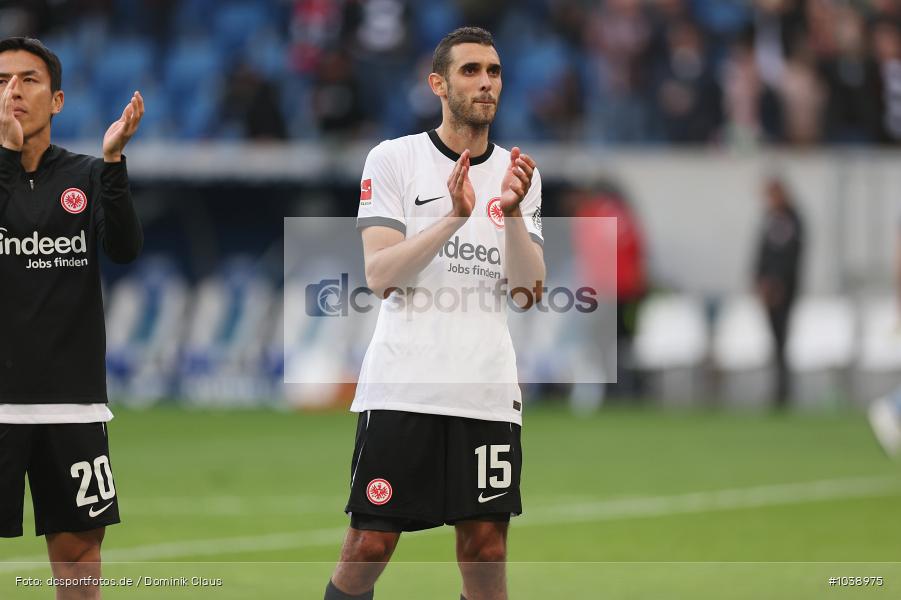 Eintracht Frankfurt, TSG 1899 Hoffenheim, 1. Bundesliga, Bundesliga, Voetball, Sport, Le Football, Germany, Futbol, Fotball, Fussball, Deutschland, DFL, DFB, Calcio, 2023/24, Saison 2023/2024 - Bild-ID: 1038975