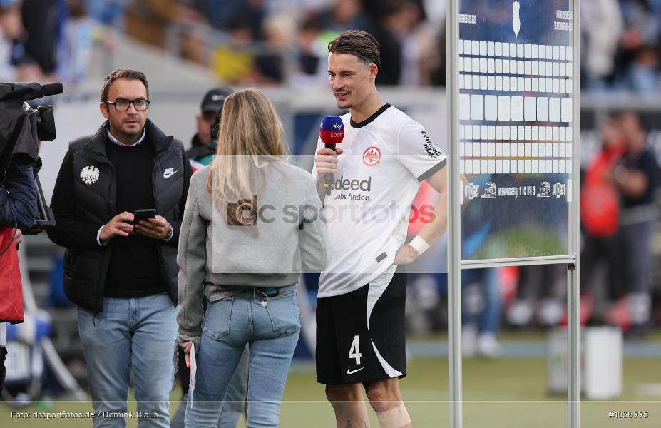 Eintracht Frankfurt, TSG 1899 Hoffenheim, 1. Bundesliga, Bundesliga, Voetball, Sport, Le Football, Germany, Futbol, Fotball, Fussball, Deutschland, DFL, DFB, Calcio, 2023/24, Saison 2023/2024 - Bild-ID: 1038995