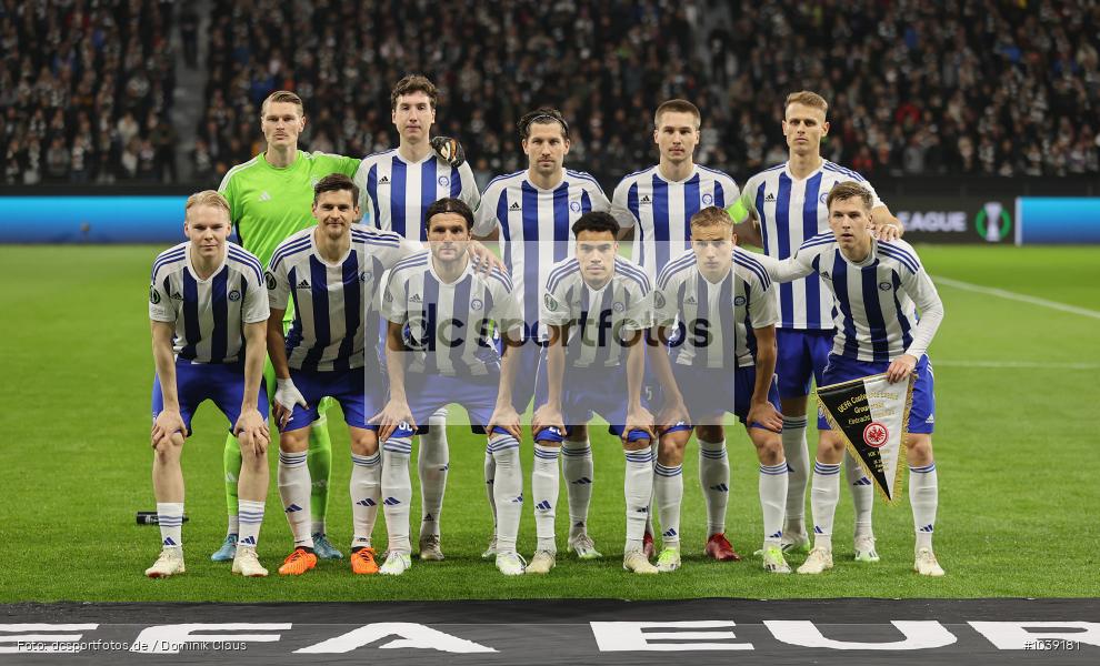 HJK Helsinki, Eintracht Frankfurt, UECL, Conference League, UEFA, Voetball, Sport, Le Football, Germany, Futbol, Fotball, Fussball, Deutschland, DFL, DFB, Calcio, 2023/24, Saison 2023/2024 - Bild-ID: 1039181