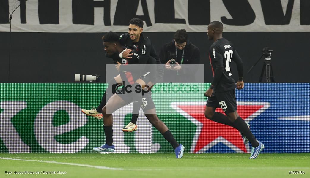 HJK Helsinki, Eintracht Frankfurt, UECL, Conference League, UEFA, Voetball, Sport, Le Football, Germany, Futbol, Fotball, Fussball, Deutschland, DFL, DFB, Calcio, 2023/24, Saison 2023/2024 - Bild-ID: 1039186 HJK Helsinki, Eintracht Frankfurt, UECL, Conference League, UEFA, Voetball, Sport, Le Football, Germany, Futbol, Fotball, Fussball, Deutschland, DFL, DFB, Calcio, 2023/24, Saison 2023/2024 - Bild-ID: 1039186
