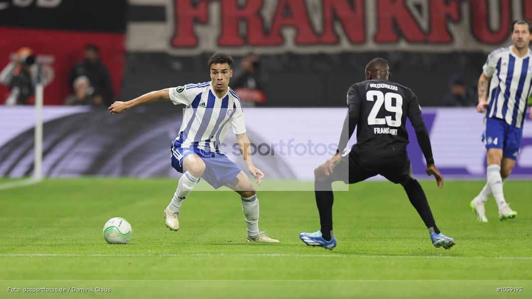 HJK Helsinki, Eintracht Frankfurt, UECL, Conference League, UEFA, Voetball, Sport, Le Football, Germany, Futbol, Fotball, Fussball, Deutschland, DFL, DFB, Calcio, 2023/24, Saison 2023/2024 - Bild-ID: 1039193 HJK Helsinki, Eintracht Frankfurt, UECL, Conference League, UEFA, Voetball, Sport, Le Football, Germany, Futbol, Fotball, Fussball, Deutschland, DFL, DFB, Calcio, 2023/24, Saison 2023/2024 - Bild-ID: 1039193