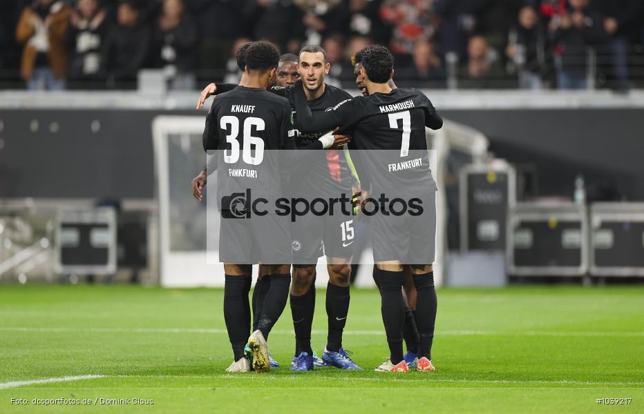 HJK Helsinki, Eintracht Frankfurt, UECL, Conference League, UEFA, Voetball, Sport, Le Football, Germany, Futbol, Fotball, Fussball, Deutschland, DFL, DFB, Calcio, 2023/24, Saison 2023/2024 - Bild-ID: 1039217 HJK Helsinki, Eintracht Frankfurt, UECL, Conference League, UEFA, Voetball, Sport, Le Football, Germany, Futbol, Fotball, Fussball, Deutschland, DFL, DFB, Calcio, 2023/24, Saison 2023/2024 - Bild-ID: 1039217