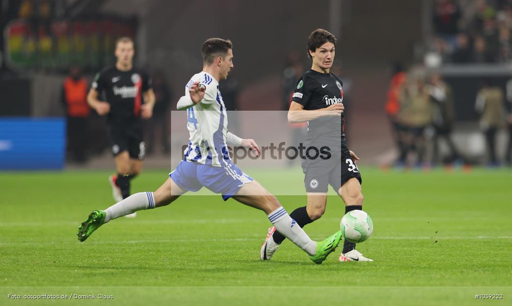 HJK Helsinki, Eintracht Frankfurt, UECL, Conference League, UEFA, Voetball, Sport, Le Football, Germany, Futbol, Fotball, Fussball, Deutschland, DFL, DFB, Calcio, 2023/24, Saison 2023/2024 - Bild-ID: 1039222 HJK Helsinki, Eintracht Frankfurt, UECL, Conference League, UEFA, Voetball, Sport, Le Football, Germany, Futbol, Fotball, Fussball, Deutschland, DFL, DFB, Calcio, 2023/24, Saison 2023/2024 - Bild-ID: 1039222