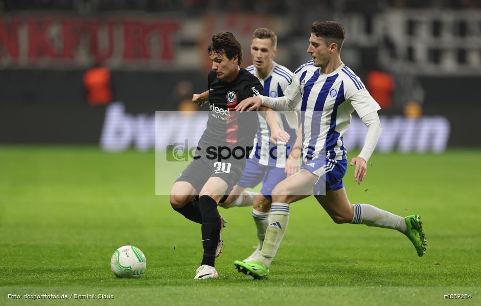 HJK Helsinki, Eintracht Frankfurt, UECL, Conference League, UEFA, Voetball, Sport, Le Football, Germany, Futbol, Fotball, Fussball, Deutschland, DFL, DFB, Calcio, 2023/24, Saison 2023/2024 - Bild-ID: 1039234 HJK Helsinki, Eintracht Frankfurt, UECL, Conference League, UEFA, Voetball, Sport, Le Football, Germany, Futbol, Fotball, Fussball, Deutschland, DFL, DFB, Calcio, 2023/24, Saison 2023/2024 - Bild-ID: 1039234