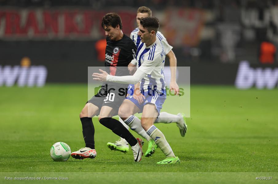 HJK Helsinki, Eintracht Frankfurt, UECL, Conference League, UEFA, Voetball, Sport, Le Football, Germany, Futbol, Fotball, Fussball, Deutschland, DFL, DFB, Calcio, 2023/24, Saison 2023/2024 - Bild-ID: 1039237 HJK Helsinki, Eintracht Frankfurt, UECL, Conference League, UEFA, Voetball, Sport, Le Football, Germany, Futbol, Fotball, Fussball, Deutschland, DFL, DFB, Calcio, 2023/24, Saison 2023/2024 - Bild-ID: 1039237