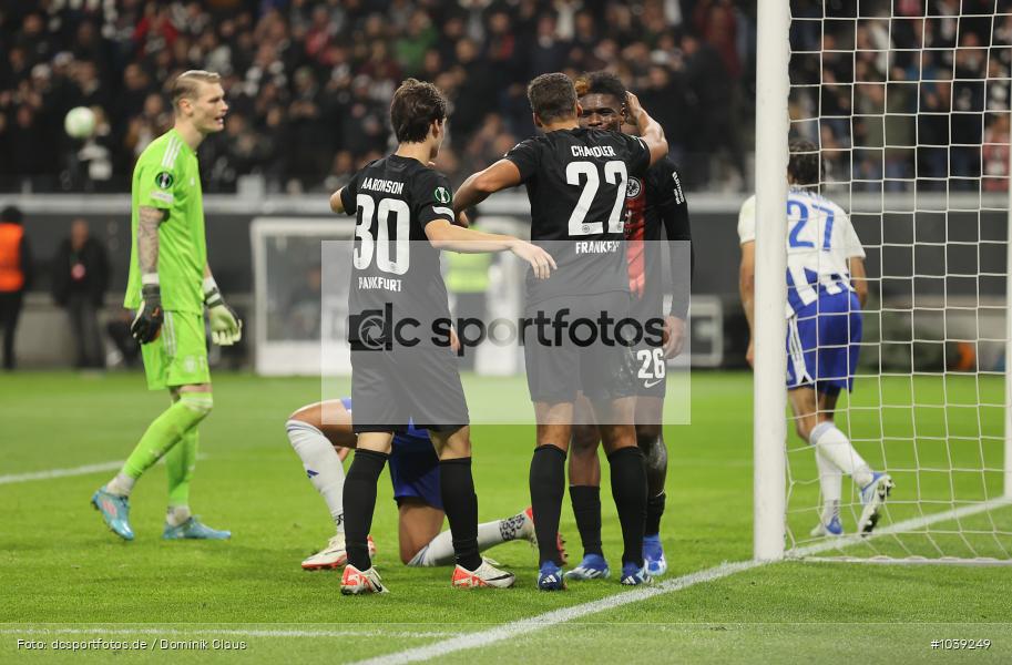 HJK Helsinki, Eintracht Frankfurt, UECL, Conference League, UEFA, Voetball, Sport, Le Football, Germany, Futbol, Fotball, Fussball, Deutschland, DFL, DFB, Calcio, 2023/24, Saison 2023/2024 - Bild-ID: 1039249 HJK Helsinki, Eintracht Frankfurt, UECL, Conference League, UEFA, Voetball, Sport, Le Football, Germany, Futbol, Fotball, Fussball, Deutschland, DFL, DFB, Calcio, 2023/24, Saison 2023/2024 - Bild-ID: 1039249