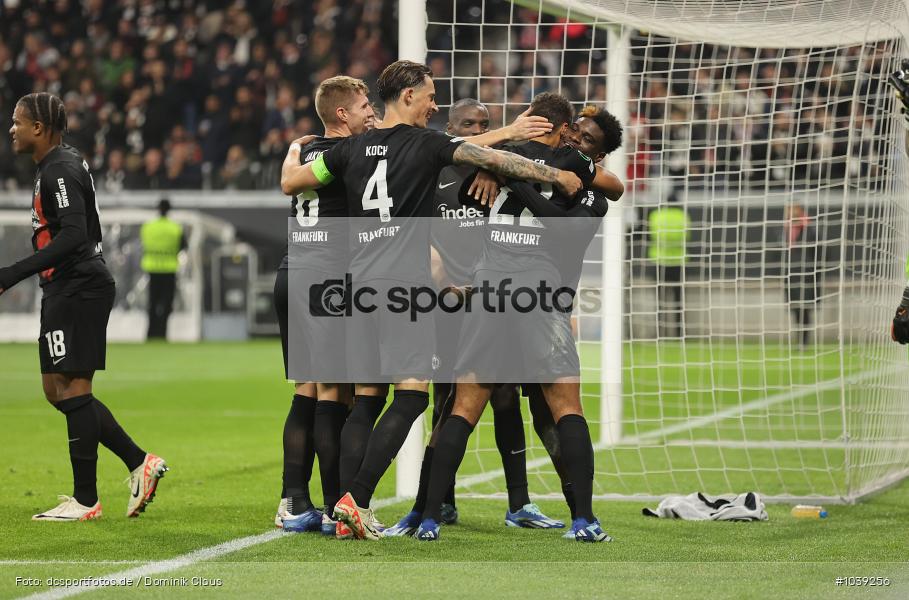 HJK Helsinki, Eintracht Frankfurt, UECL, Conference League, UEFA, Voetball, Sport, Le Football, Germany, Futbol, Fotball, Fussball, Deutschland, DFL, DFB, Calcio, 2023/24, Saison 2023/2024 - Bild-ID: 1039256 HJK Helsinki, Eintracht Frankfurt, UECL, Conference League, UEFA, Voetball, Sport, Le Football, Germany, Futbol, Fotball, Fussball, Deutschland, DFL, DFB, Calcio, 2023/24, Saison 2023/2024 - Bild-ID: 1039256