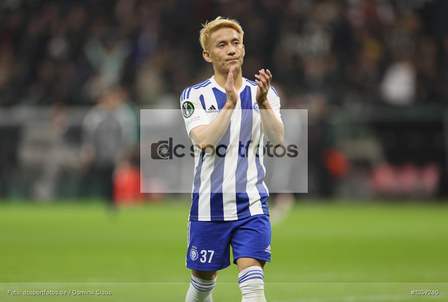 HJK Helsinki, Eintracht Frankfurt, UECL, Conference League, UEFA, Voetball, Sport, Le Football, Germany, Futbol, Fotball, Fussball, Deutschland, DFL, DFB, Calcio, 2023/24, Saison 2023/2024 - Bild-ID: 1039260 HJK Helsinki, Eintracht Frankfurt, UECL, Conference League, UEFA, Voetball, Sport, Le Football, Germany, Futbol, Fotball, Fussball, Deutschland, DFL, DFB, Calcio, 2023/24, Saison 2023/2024 - Bild-ID: 1039260
