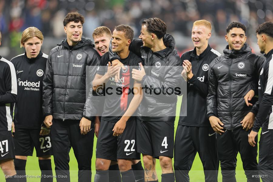 HJK Helsinki, Eintracht Frankfurt, UECL, Conference League, UEFA, Voetball, Sport, Le Football, Germany, Futbol, Fotball, Fussball, Deutschland, DFL, DFB, Calcio, 2023/24, Saison 2023/2024 - Bild-ID: 1039271