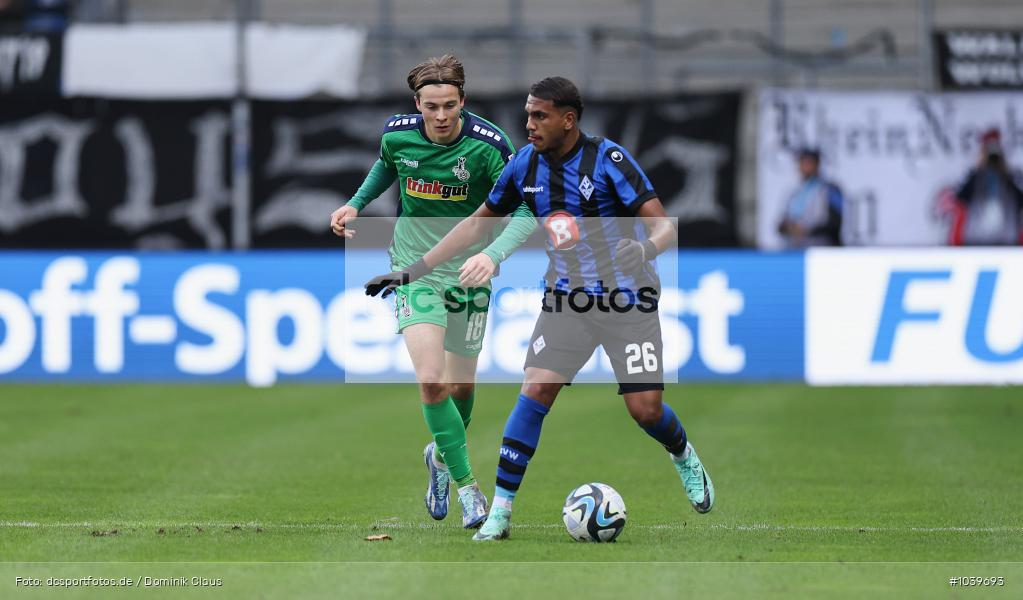 MSV Duisburg, SV Waldhof Mannheim, Liga, 3. Liga, Voetball, Sport, Le Football, Germany, Futbol, Fotball, Fussball, Deutschland, DFL, DFB, Calcio, 2023/24, Saison 2023/2024 - Bild-ID: 1039693