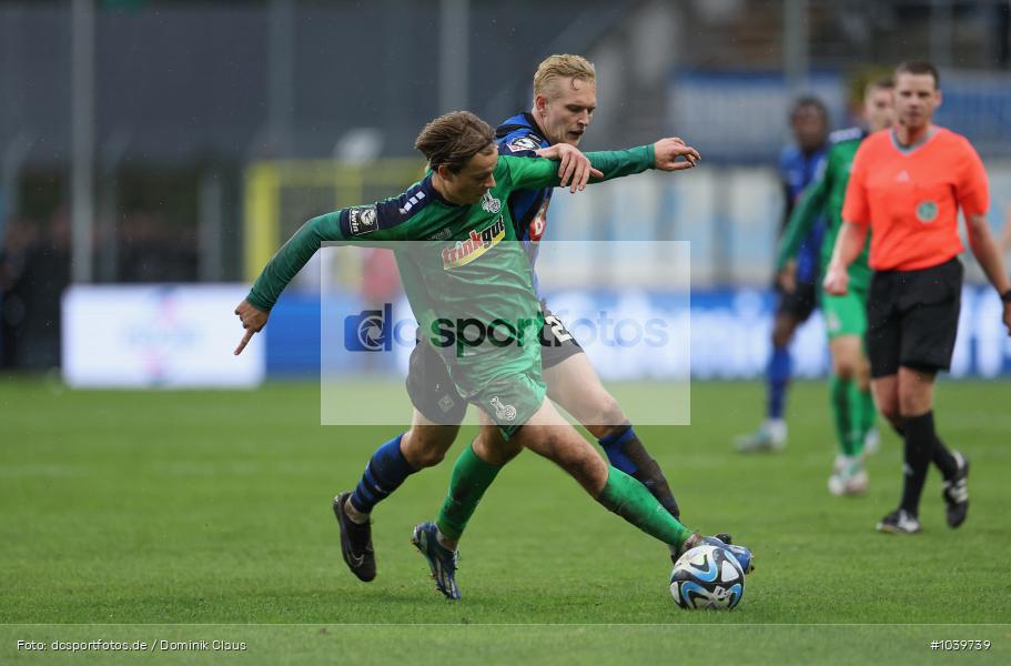 MSV Duisburg, SV Waldhof Mannheim, Liga, 3. Liga, Voetball, Sport, Le Football, Germany, Futbol, Fotball, Fussball, Deutschland, DFL, DFB, Calcio, 2023/24, Saison 2023/2024 - Bild-ID: 1039739