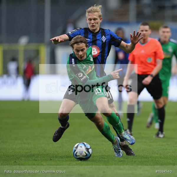 MSV Duisburg, SV Waldhof Mannheim, Liga, 3. Liga, Voetball, Sport, Le Football, Germany, Futbol, Fotball, Fussball, Deutschland, DFL, DFB, Calcio, 2023/24, Saison 2023/2024 - Bild-ID: 1039740