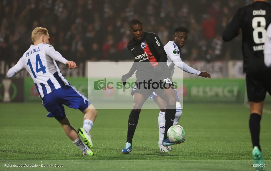 Eintracht Frankfurt, HJK Helsinki, UECL, Conference League, UEFA, Voetball, Sport, Le Football, Germany, Futbol, Fotball, Fussball, Deutschland, DFL, DFB, Calcio, 2023/24, Saison 2023/2024 - Bild-ID: 1039769 Eintracht Frankfurt, HJK Helsinki, UECL, Conference League, UEFA, Voetball, Sport, Le Football, Germany, Futbol, Fotball, Fussball, Deutschland, DFL, DFB, Calcio, 2023/24, Saison 2023/2024 - Bild-ID: 1039769
