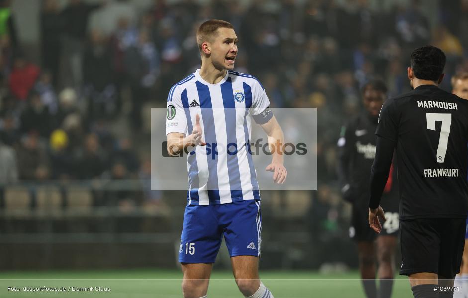 Eintracht Frankfurt, HJK Helsinki, UECL, Conference League, UEFA, Voetball, Sport, Le Football, Germany, Futbol, Fotball, Fussball, Deutschland, DFL, DFB, Calcio, 2023/24, Saison 2023/2024 - Bild-ID: 1039771 Eintracht Frankfurt, HJK Helsinki, UECL, Conference League, UEFA, Voetball, Sport, Le Football, Germany, Futbol, Fotball, Fussball, Deutschland, DFL, DFB, Calcio, 2023/24, Saison 2023/2024 - Bild-ID: 1039771