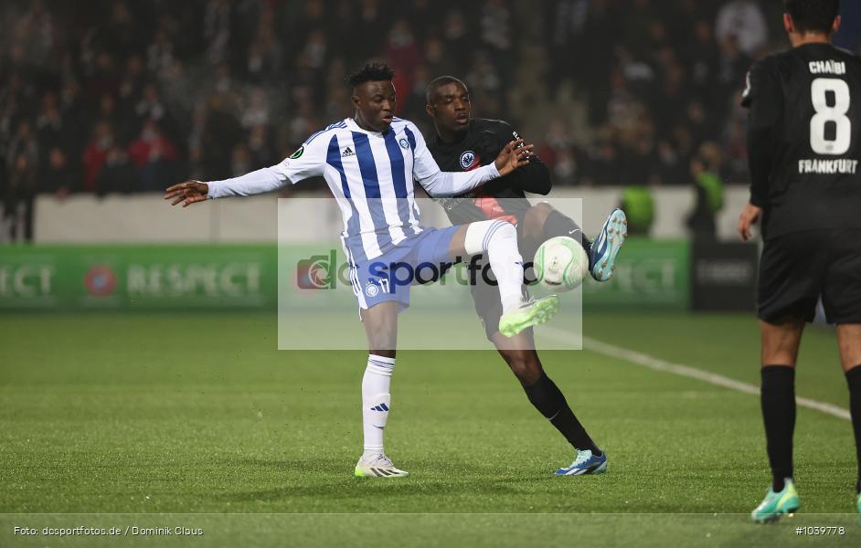 Eintracht Frankfurt, HJK Helsinki, UECL, Conference League, UEFA, Voetball, Sport, Le Football, Germany, Futbol, Fotball, Fussball, Deutschland, DFL, DFB, Calcio, 2023/24, Saison 2023/2024 - Bild-ID: 1039778 Eintracht Frankfurt, HJK Helsinki, UECL, Conference League, UEFA, Voetball, Sport, Le Football, Germany, Futbol, Fotball, Fussball, Deutschland, DFL, DFB, Calcio, 2023/24, Saison 2023/2024 - Bild-ID: 1039778