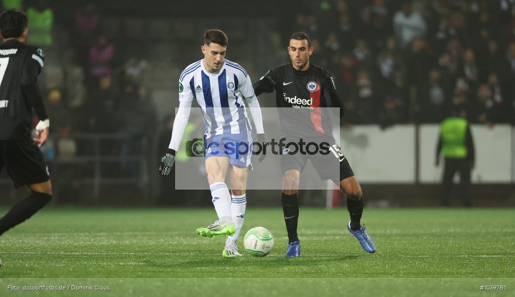 Eintracht Frankfurt, HJK Helsinki, UECL, Conference League, UEFA, Voetball, Sport, Le Football, Germany, Futbol, Fotball, Fussball, Deutschland, DFL, DFB, Calcio, 2023/24, Saison 2023/2024 - Bild-ID: 1039781 Eintracht Frankfurt, HJK Helsinki, UECL, Conference League, UEFA, Voetball, Sport, Le Football, Germany, Futbol, Fotball, Fussball, Deutschland, DFL, DFB, Calcio, 2023/24, Saison 2023/2024 - Bild-ID: 1039781
