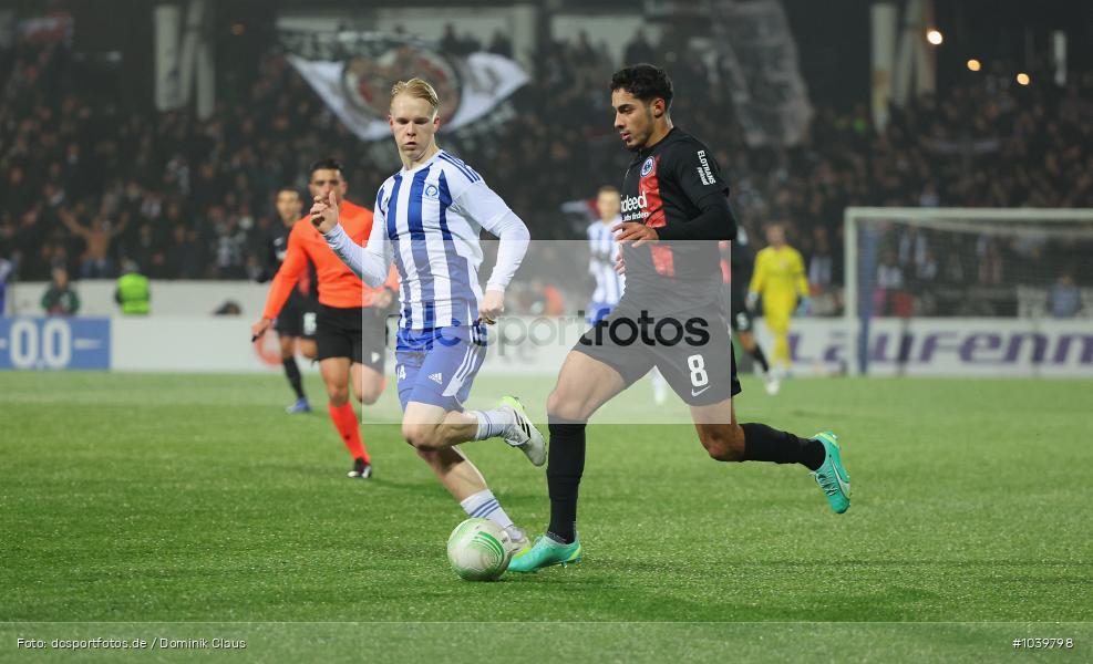 Eintracht Frankfurt, HJK Helsinki, UECL, Conference League, UEFA, Voetball, Sport, Le Football, Germany, Futbol, Fotball, Fussball, Deutschland, DFL, DFB, Calcio, 2023/24, Saison 2023/2024 - Bild-ID: 1039798 Eintracht Frankfurt, HJK Helsinki, UECL, Conference League, UEFA, Voetball, Sport, Le Football, Germany, Futbol, Fotball, Fussball, Deutschland, DFL, DFB, Calcio, 2023/24, Saison 2023/2024 - Bild-ID: 1039798