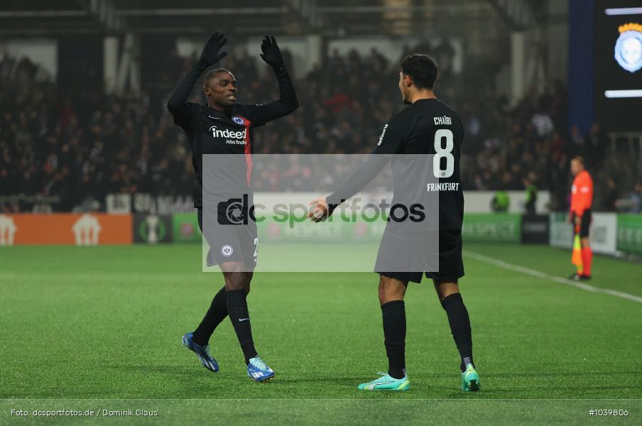 Eintracht Frankfurt, HJK Helsinki, UECL, Conference League, UEFA, Voetball, Sport, Le Football, Germany, Futbol, Fotball, Fussball, Deutschland, DFL, DFB, Calcio, 2023/24, Saison 2023/2024 - Bild-ID: 1039806 Eintracht Frankfurt, HJK Helsinki, UECL, Conference League, UEFA, Voetball, Sport, Le Football, Germany, Futbol, Fotball, Fussball, Deutschland, DFL, DFB, Calcio, 2023/24, Saison 2023/2024 - Bild-ID: 1039806
