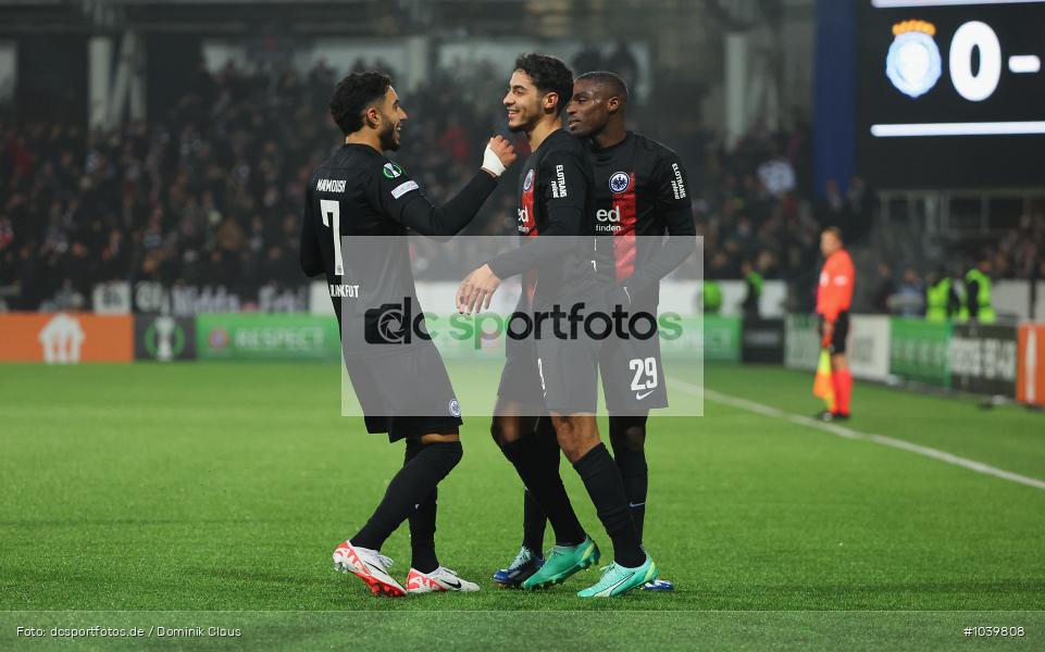 Eintracht Frankfurt, HJK Helsinki, UECL, Conference League, UEFA, Voetball, Sport, Le Football, Germany, Futbol, Fotball, Fussball, Deutschland, DFL, DFB, Calcio, 2023/24, Saison 2023/2024 - Bild-ID: 1039808 Eintracht Frankfurt, HJK Helsinki, UECL, Conference League, UEFA, Voetball, Sport, Le Football, Germany, Futbol, Fotball, Fussball, Deutschland, DFL, DFB, Calcio, 2023/24, Saison 2023/2024 - Bild-ID: 1039808