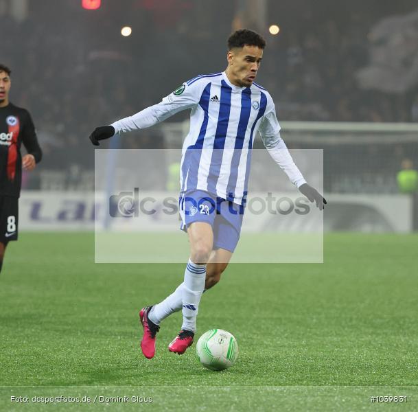 Eintracht Frankfurt, HJK Helsinki, UECL, Conference League, UEFA, Voetball, Sport, Le Football, Germany, Futbol, Fotball, Fussball, Deutschland, DFL, DFB, Calcio, 2023/24, Saison 2023/2024 - Bild-ID: 1039831 Eintracht Frankfurt, HJK Helsinki, UECL, Conference League, UEFA, Voetball, Sport, Le Football, Germany, Futbol, Fotball, Fussball, Deutschland, DFL, DFB, Calcio, 2023/24, Saison 2023/2024 - Bild-ID: 1039831