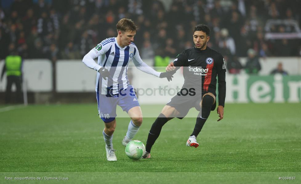 Eintracht Frankfurt, HJK Helsinki, UECL, Conference League, UEFA, Voetball, Sport, Le Football, Germany, Futbol, Fotball, Fussball, Deutschland, DFL, DFB, Calcio, 2023/24, Saison 2023/2024 - Bild-ID: 1039837 Eintracht Frankfurt, HJK Helsinki, UECL, Conference League, UEFA, Voetball, Sport, Le Football, Germany, Futbol, Fotball, Fussball, Deutschland, DFL, DFB, Calcio, 2023/24, Saison 2023/2024 - Bild-ID: 1039837